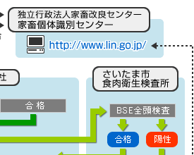 安全な牛肉が届くまで